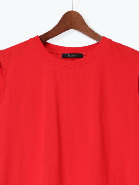 Te chichi「【接触冷感/UVカット】ノースリチュニック」|Tシャツ・カットソー|