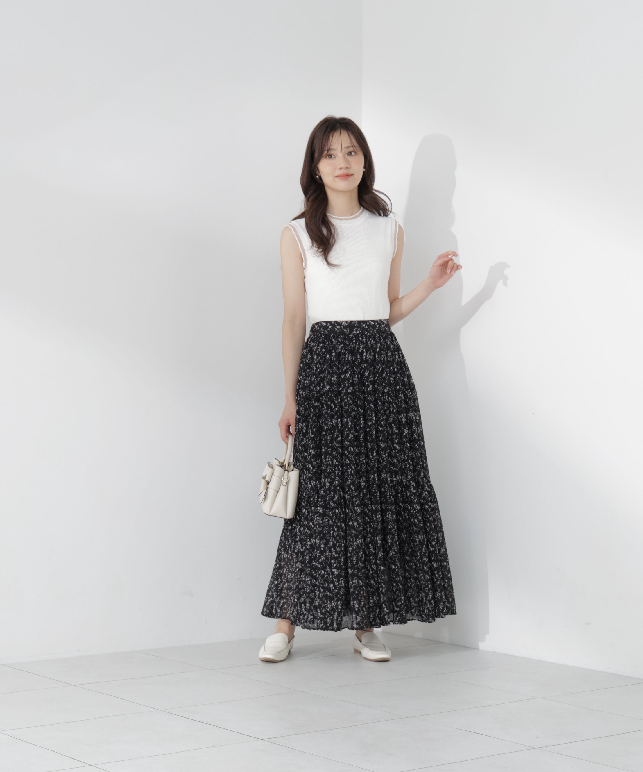 PROPORTION BODY DRESSING「＜中川紅葉さん着用＞部分シアーノースリーニット」|ニット・セーター|