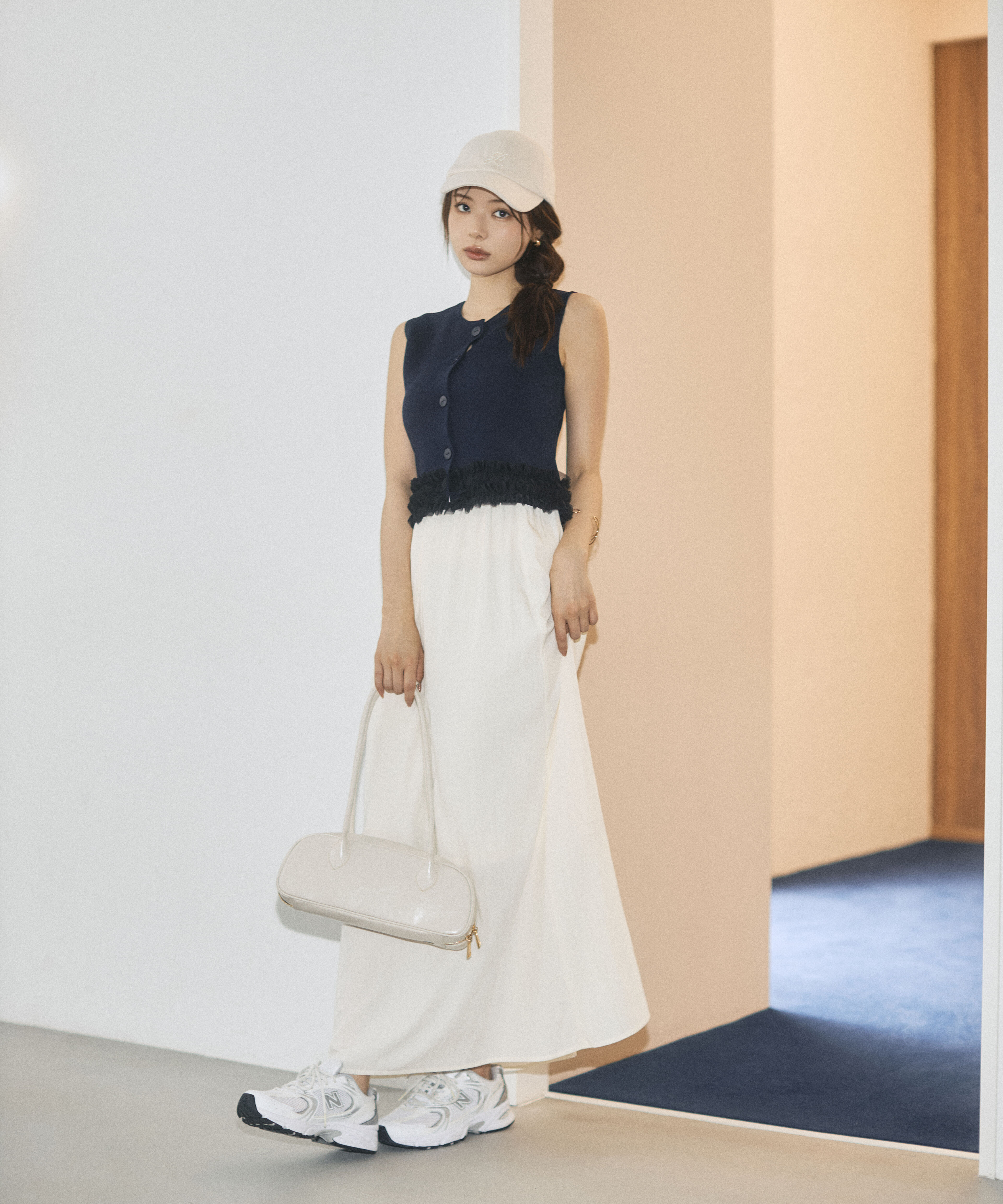 PROPORTION BODY DRESSING「＜a/mie＞ドライワッシャースカート」|スカート|