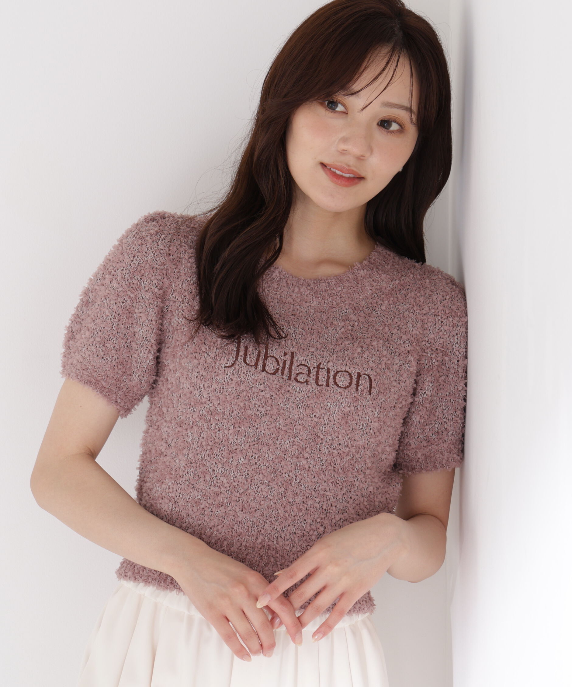 PROPORTION BODY DRESSING「＜EDIT COLOGNE＞テープヤーンコンパクトニットトップス」|ニット・セーター|