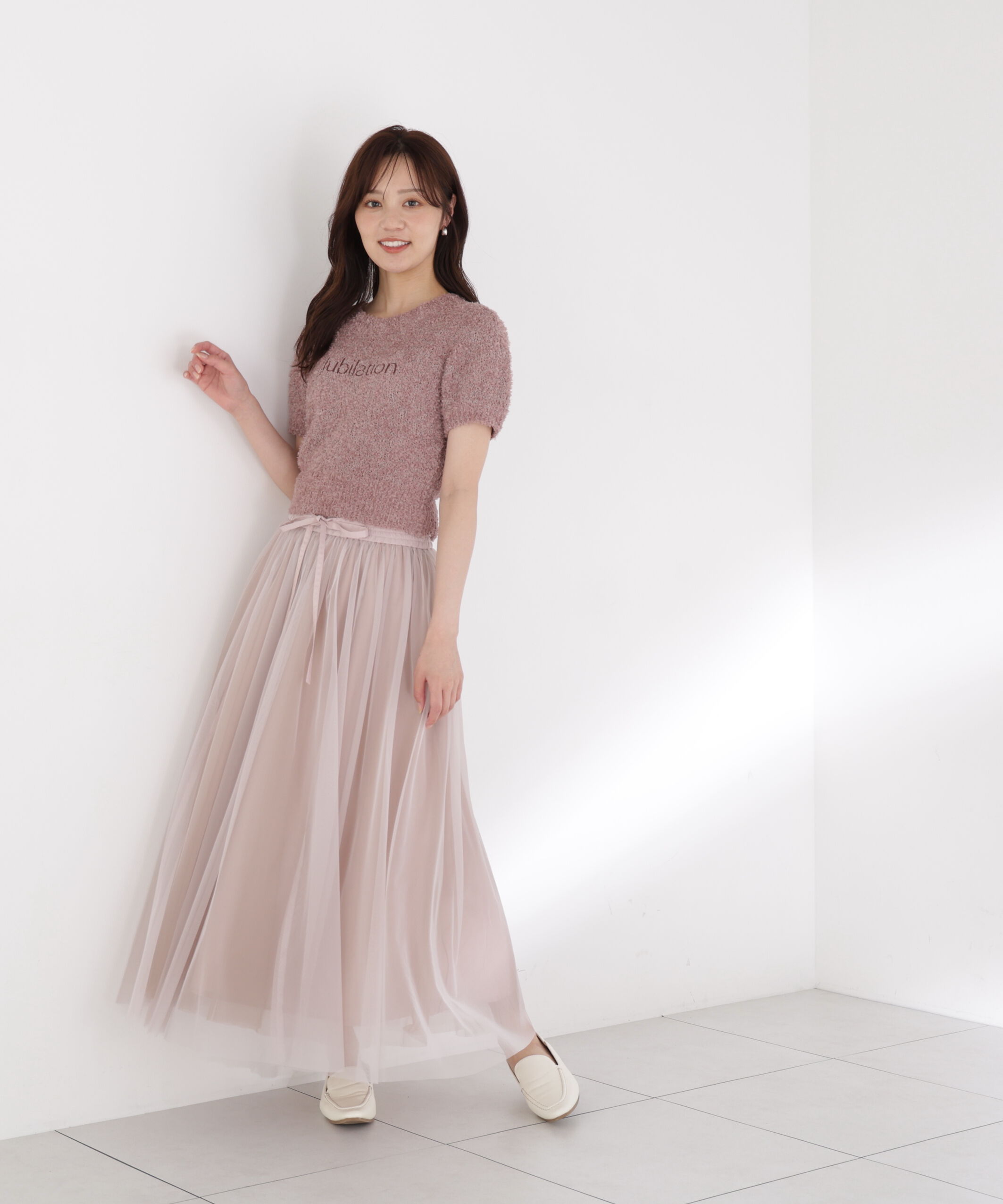 PROPORTION BODY DRESSING「＜EDIT COLOGNE＞テープヤーンコンパクトニットトップス」|ニット・セーター|