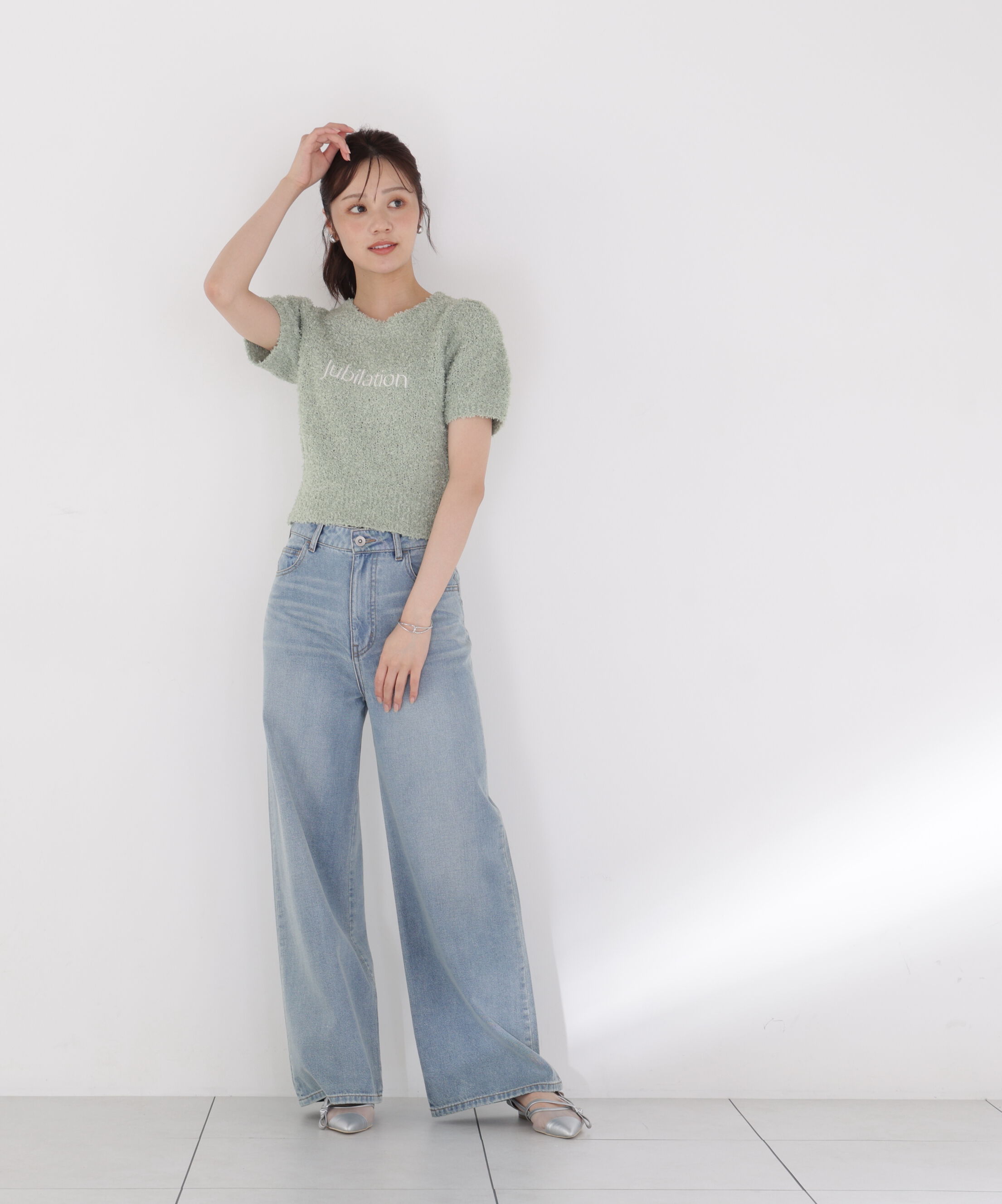 PROPORTION BODY DRESSING「＜EDIT COLOGNE＞テープヤーンコンパクトニットトップス」|ニット・セーター|