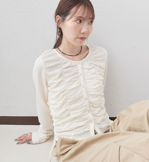archives「シャーリングドロストカットＴＯＰＳ」|Tシャツ・カットソー|