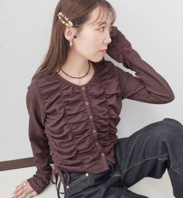 archives「シャーリングドロストカットＴＯＰＳ」|Tシャツ・カットソー|