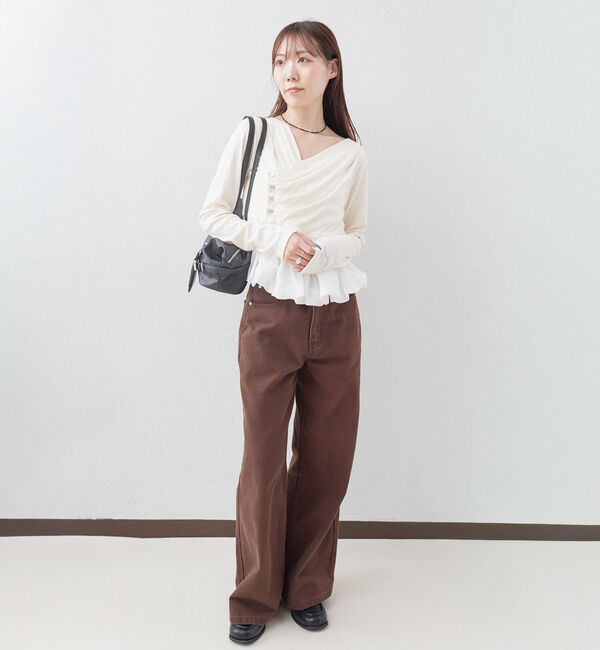 archives「【ＯＮかわ】タックドレープバルーンドッキングＴＯＰＳ」|Tシャツ・カットソー|