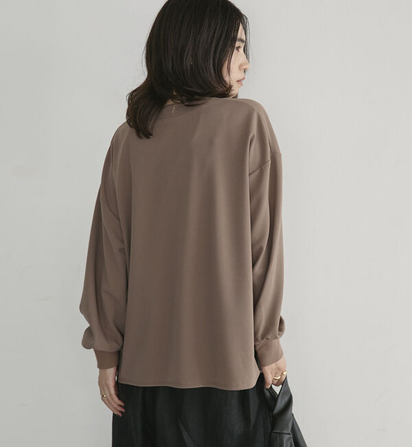 Doux archives「カットジョーゼットＶネックカーディガン」|Tシャツ・カットソー|
