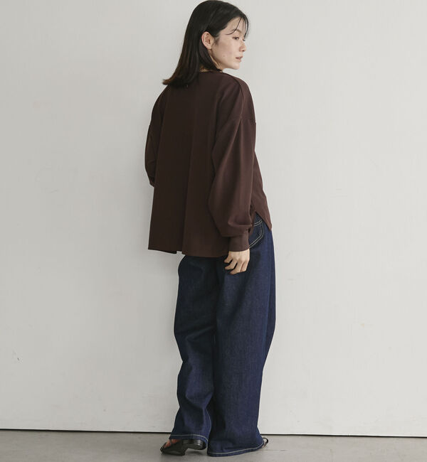 Doux archives「カットジョーゼットＶネックカーディガン」|Tシャツ・カットソー|