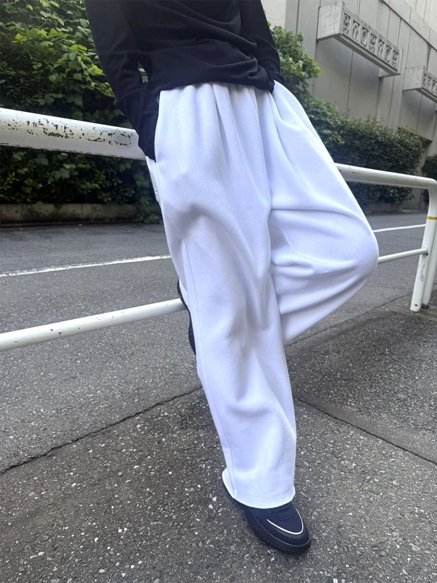 emmi atelier「【W&T】スウェットパンツ【セットアップ対応】」|チノ|WHT