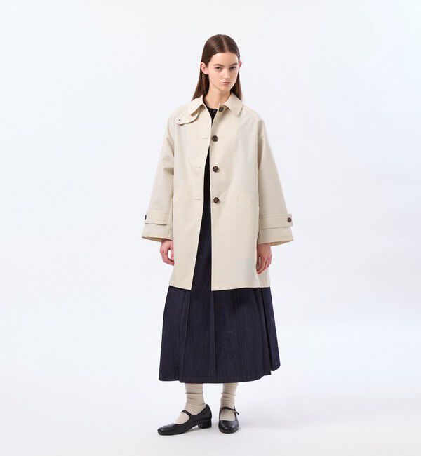 MACKINTOSH PHILOSOPHY「【WELBURY(ウェルべリー)】レインウェザークロス製」|ステンカラーコート|