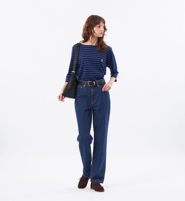MACKINTOSH PHILOSOPHY「バッキンガムベア ワッペンボーダーロンT」|Tシャツ・カットソー|