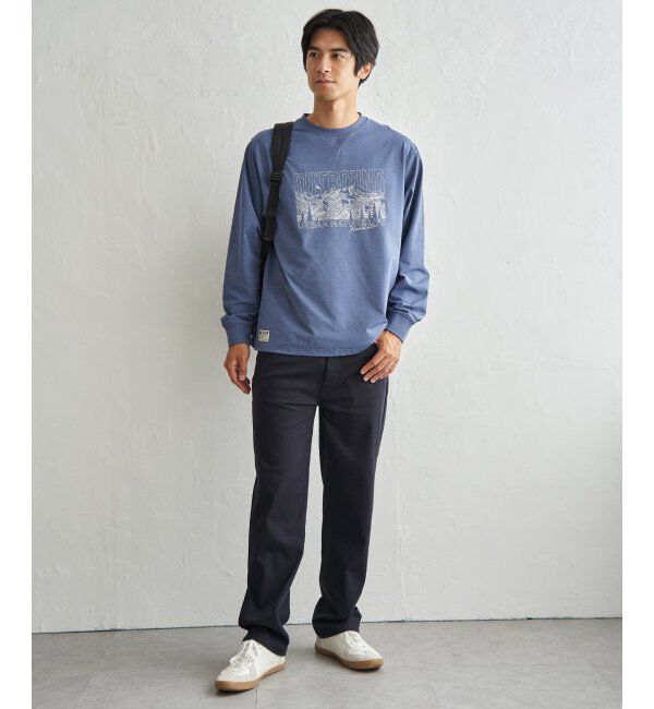 ikka「URBAN NATURE LIFE アーバンネイチャーライフ ドライSPプリントロンT」|Tシャツ・カットソー|
