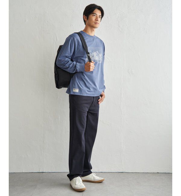 ikka「URBAN NATURE LIFE アーバンネイチャーライフ ドライSPプリントロンT」|Tシャツ・カットソー|
