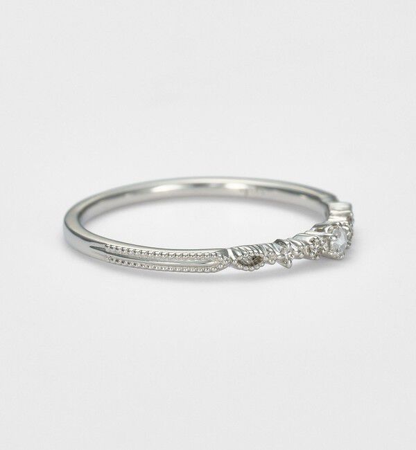 agete「プラチナダイヤモンドリング(0.04ct)」|リング|