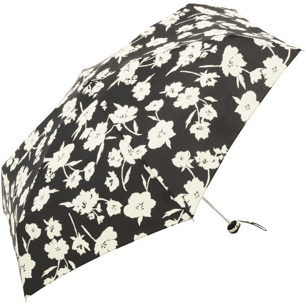 BACKYARD FAMILY「折りたたみ傘 レディース 通販 because 傘 軽量 ブランド 折り畳み傘 晴雨兼用 50cm」|傘|ブラック3