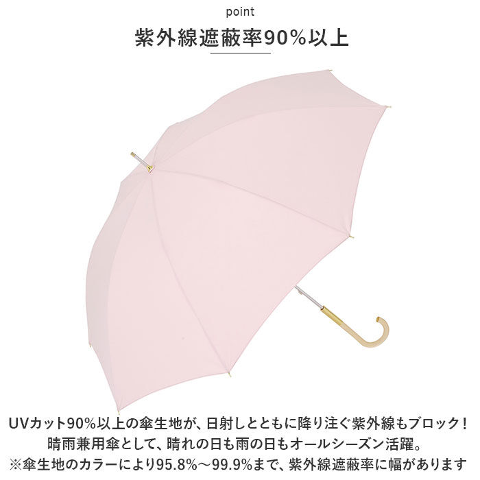 BACKYARD FAMILY「長傘 雨傘 レディース 通販 晴雨兼用傘 niftycolors 晴雨兼用 傘 UVカット」|傘|