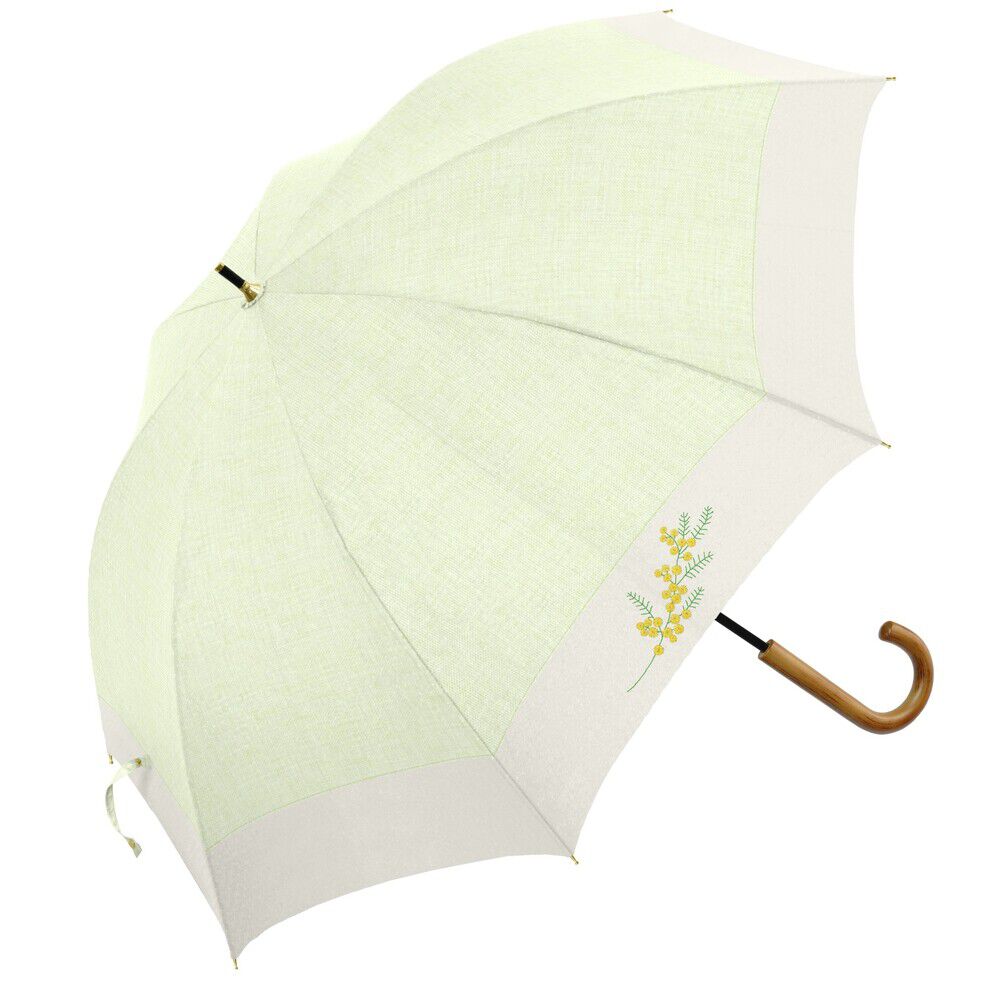 BACKYARD FAMILY「傘 レディース 大人 通販 長傘 55cm 晴雨兼用 かさ カサ 雨傘 日傘 晴雨兼用傘」|傘|グリーン1