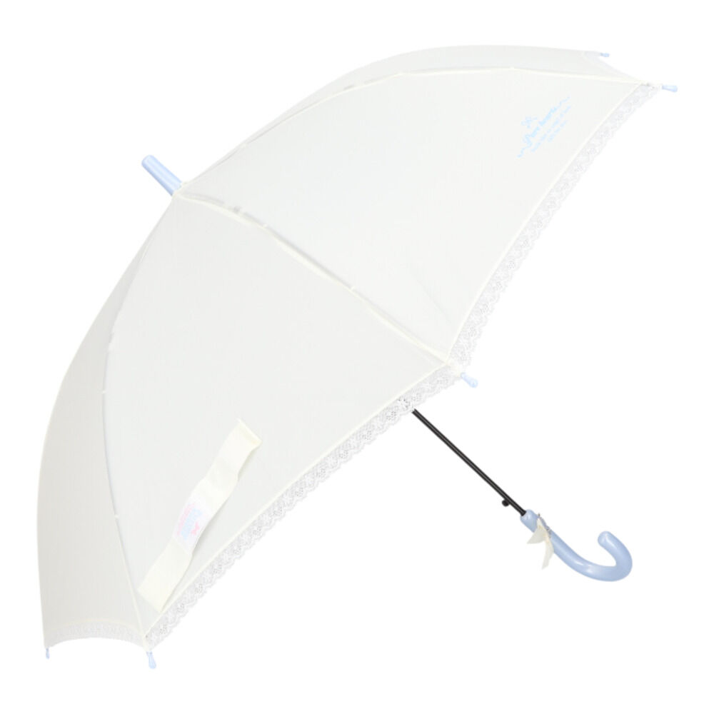 BACKYARD FAMILY「傘 キッズ 55cm 通販 55センチ キッズ傘 子供用傘 ビニール傘 子ども用傘 雨傘 長傘」|傘|ホワイト1