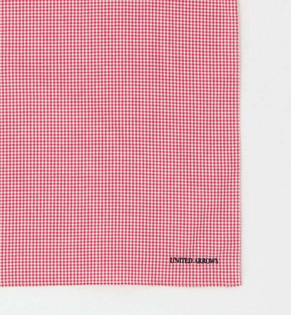 UNITED ARROWS「コットン チェック ハンカチ」|ハンカチ|