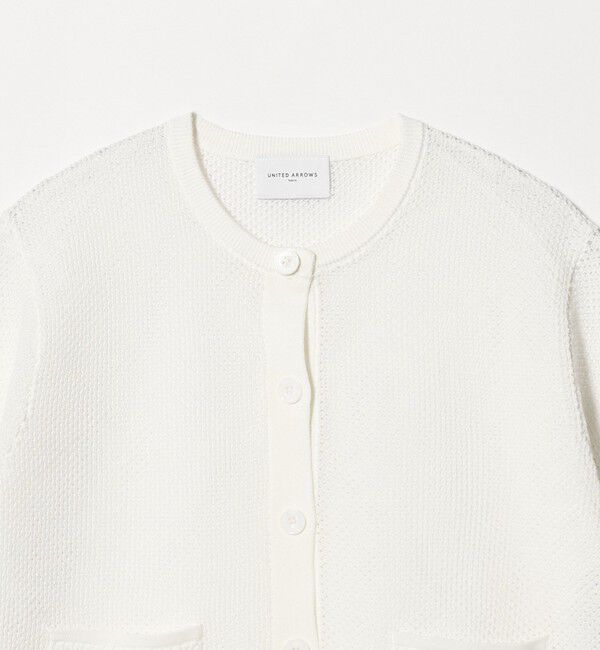 UNITED ARROWS「コットン メッシュ カーディガン」|カーディガン|