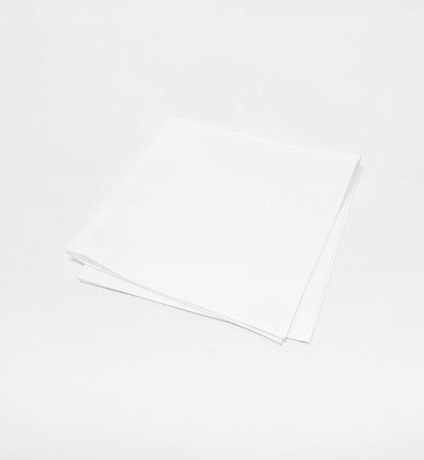 UNITED ARROWS「ポプリン ハンカチ」|ハンカチ|WHITE