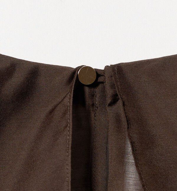 UNITED ARROWS green label relaxing「ラッフル フレア ショートスリーブ ブラウス」|シャツ・ブラウス|