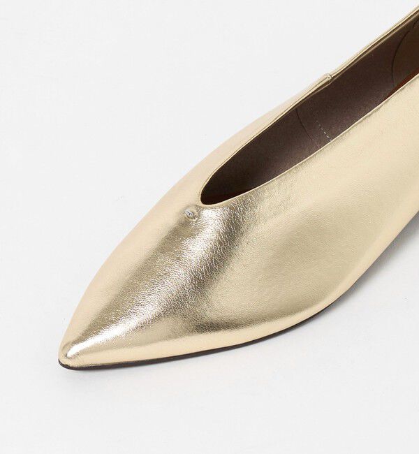UNITED ARROWS green label relaxing「メタルチップ ソフトフラットシューズ 撥水」|ローファー|
