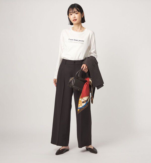 UNITED ARROWS green label relaxing「ロゴ  ロングスリーブ カットソー」|Tシャツ・カットソー|