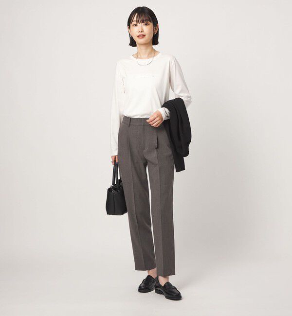 UNITED ARROWS green label relaxing「ロゴ  ロングスリーブ カットソー」|Tシャツ・カットソー|