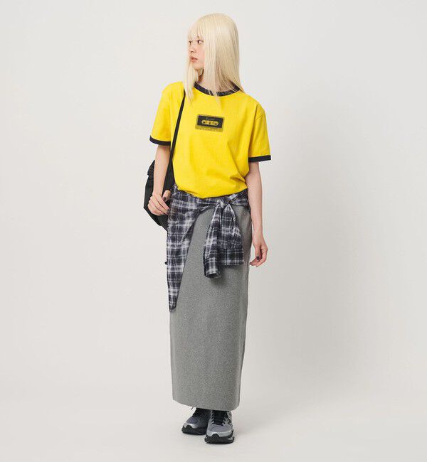 BEAUTY&YOUTH UNITED ARROWS「【WEB限定 Wardrobe DAILY MINIMAL】ミラノリブ ニットスカート ウォッシャブル」|スカート|DK.GRAY
