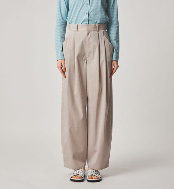 STEVEN ALAN「＜Steven Alan＞TC タフタ タック トラウザーズ」|スラックス|