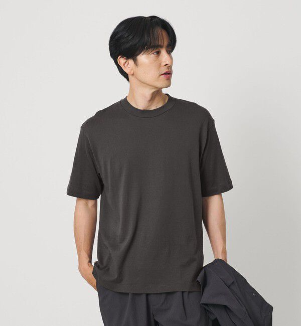 BEAUTY&YOUTH UNITED ARROWS「コットン カシミヤ クルーネック Tシャツ ウォッシャブル」|Tシャツ・カットソー|
