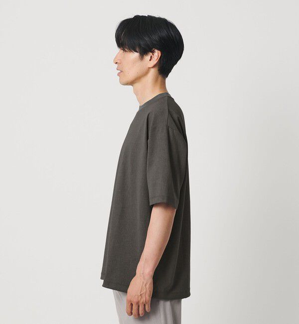BEAUTY&YOUTH UNITED ARROWS「フラックス ライク アジャスト クルーネック Tシャツ 吸水速乾 ストレッチ 通気性」|Tシャツ・カットソー|