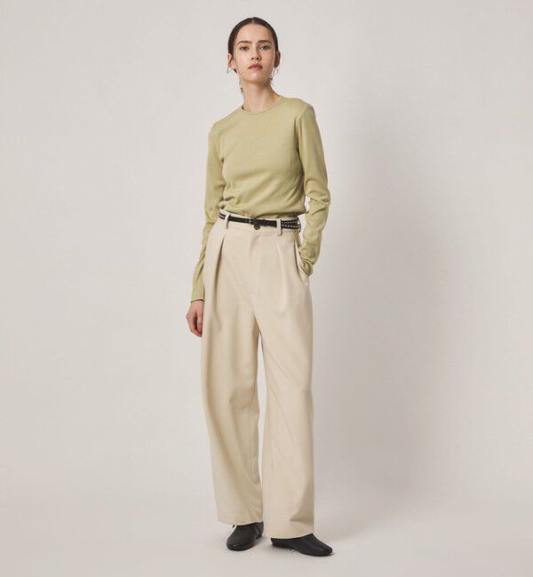 STEVEN ALAN「＜Steven Alan＞コットン フライス ロングスリーブ プルオーバー」|Tシャツ・カットソー|