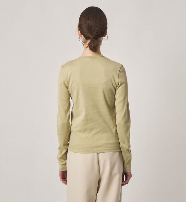 STEVEN ALAN「＜Steven Alan＞コットン フライス ロングスリーブ プルオーバー」|Tシャツ・カットソー|