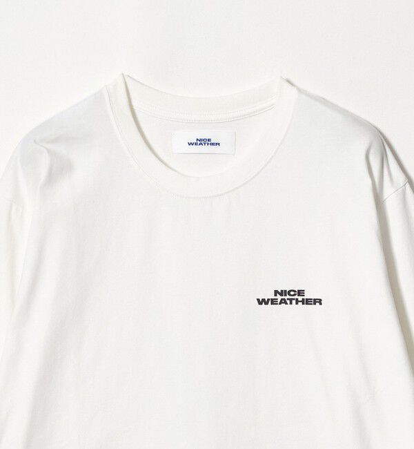 NICE WEATHER「＜NICE WEATHER＞ロゴ ロングスリーブ Tシャツ」|Tシャツ・カットソー|