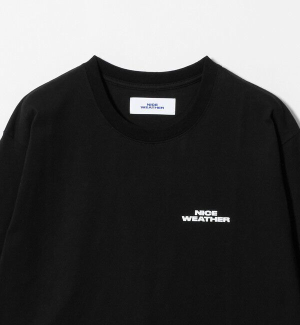 NICE WEATHER「＜NICE WEATHER＞ロゴ ロングスリーブ Tシャツ」|Tシャツ・カットソー|