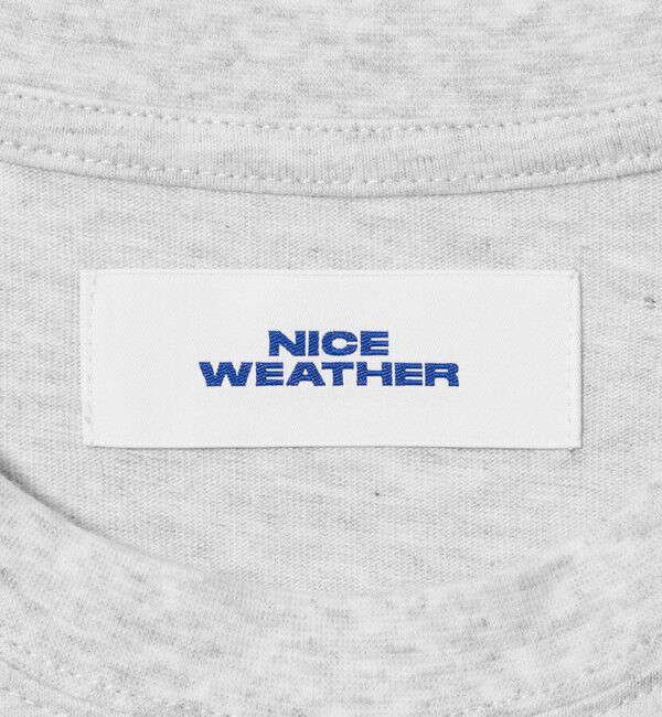 NICE WEATHER「＜NICE WEATHER＞ロゴ ロングスリーブ Tシャツ」|Tシャツ・カットソー|