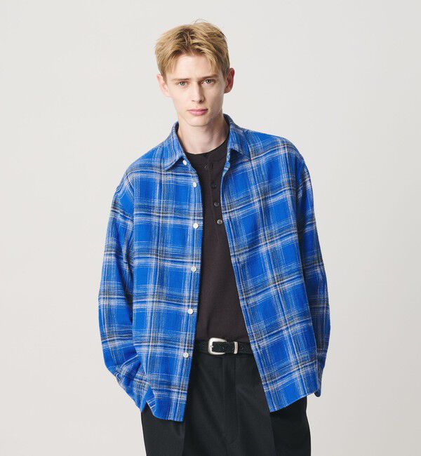 BEAUTY&YOUTH UNITED ARROWS「ウーブン ネル チェック シャツ」|シャツ・ブラウス|