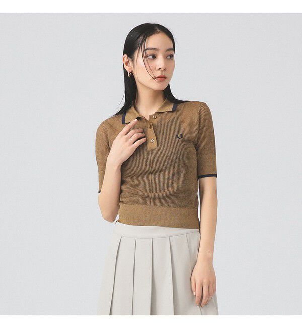 Ray BEAMS 「【別注】FRED PERRY / リブ ニット ポロシャツ」|ポロシャツ|