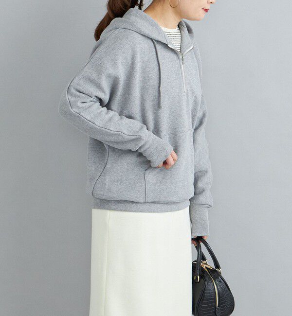 SHIPS for women「【SHIPS別注】mocT:LOOPWHEEL ハーフジップパーカー」|パーカー|