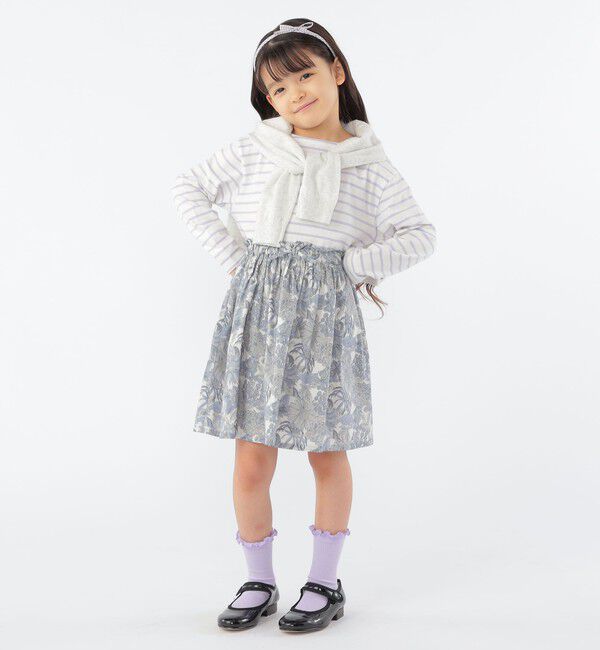 SHIPS KIDS「SHIPS KIDS:100～130cm / リバティ スカート」|フレア|