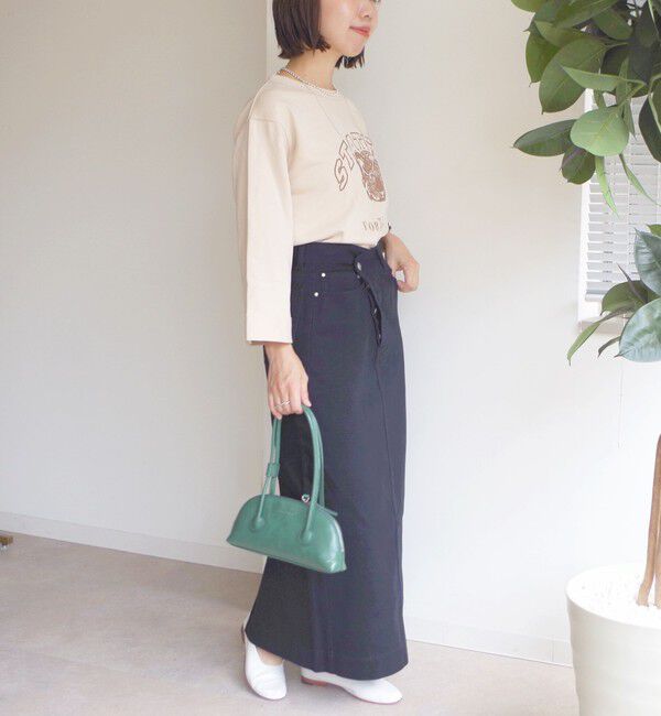 SHIPS for women「【WEB限定】〈洗濯機可能〉七分袖 ワイド スリーブ プリント スウェット」|スウェット・ジャージ|
