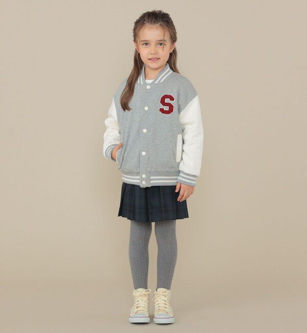 SHIPS KIDS「SHIPS KIDS:100～130cm/スタジアム ジャケット」|ブルゾン・スタジャン|