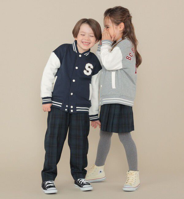 SHIPS KIDS「SHIPS KIDS:100～130cm/スタジアム ジャケット」|ブルゾン・スタジャン|