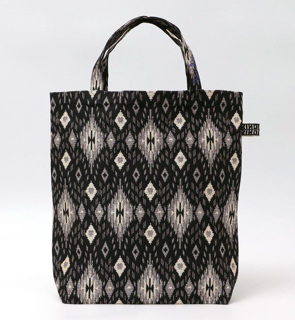 SHIPS「BINDU: IROQUOIS JQD TOTE」|トートバッグ|ブラック