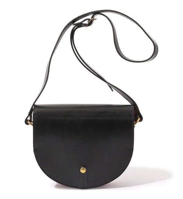 TOMORROWLAND GOODS「【別注】GLENROYAL Saddle Shoulder Bag ブライドルレザー ショルダーバッグ」|ショルダー・メッセンジャー|19 ブラック