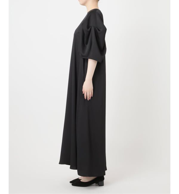 VERMEIL par iena「《WEB限定/予約》ハンマーサテンワンピース」|ワンピース|