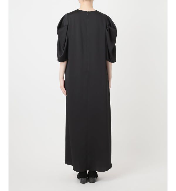 VERMEIL par iena「《WEB限定/予約》ハンマーサテンワンピース」|ワンピース|