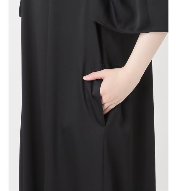 VERMEIL par iena「《WEB限定/予約》ハンマーサテンワンピース」|ワンピース|