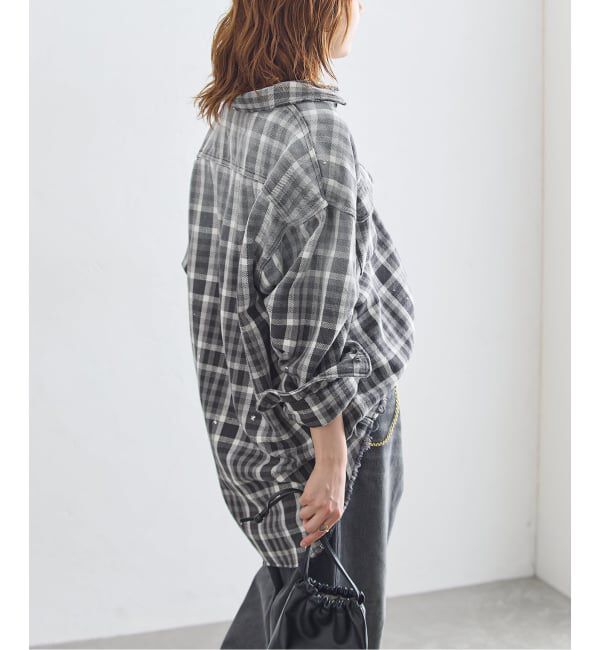 journal standard L'essage「JANE SMITH/ジェーンスミス COTTON FLANNEL OVERSIZED SHIRT シャツ」|シャツ・ブラウス|